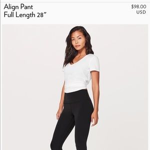 Lululemon leggings sz 10 worn once! PRICE DROP🔥